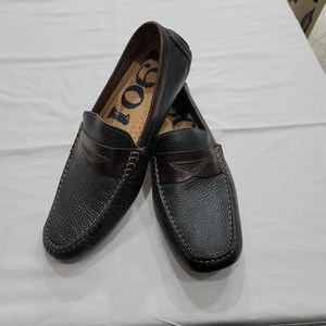 NWOB MENS 1901 DRIVING MOC - BLACK LEATHER SIZE 10M